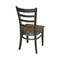 International Concepts Emily Side Chair, Set of 2 Chairs, Hickory/Washed Coal C45-617P - alternate 5